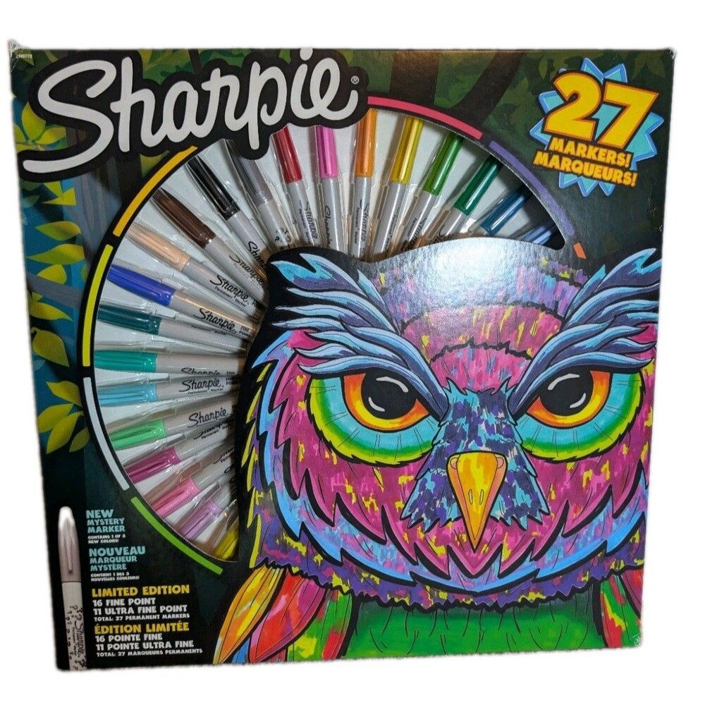 Sharpie Special Limited Edition Permanent Marker, Fine Point, 27 Markers Sealed